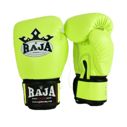 Dámské boxerské rukavice RAJA Standart yellow neon
