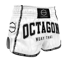 Trenky Muay Thai Octagon white Kolekce 2022